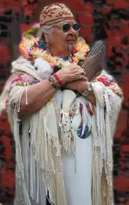 Grandma Aggie at International Council of Thirteen Indigenous Grandmothers